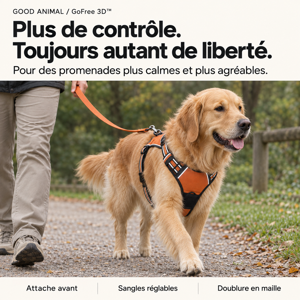 Harnais anti-traction GoFree 3D™